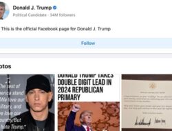 Trump Desak Facebook Pulihkan Akunnya